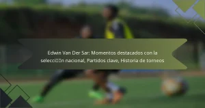 Edwin Van Der Sar: Momentos destacados con la selección nacional, Partidos clave, Historia de torneos